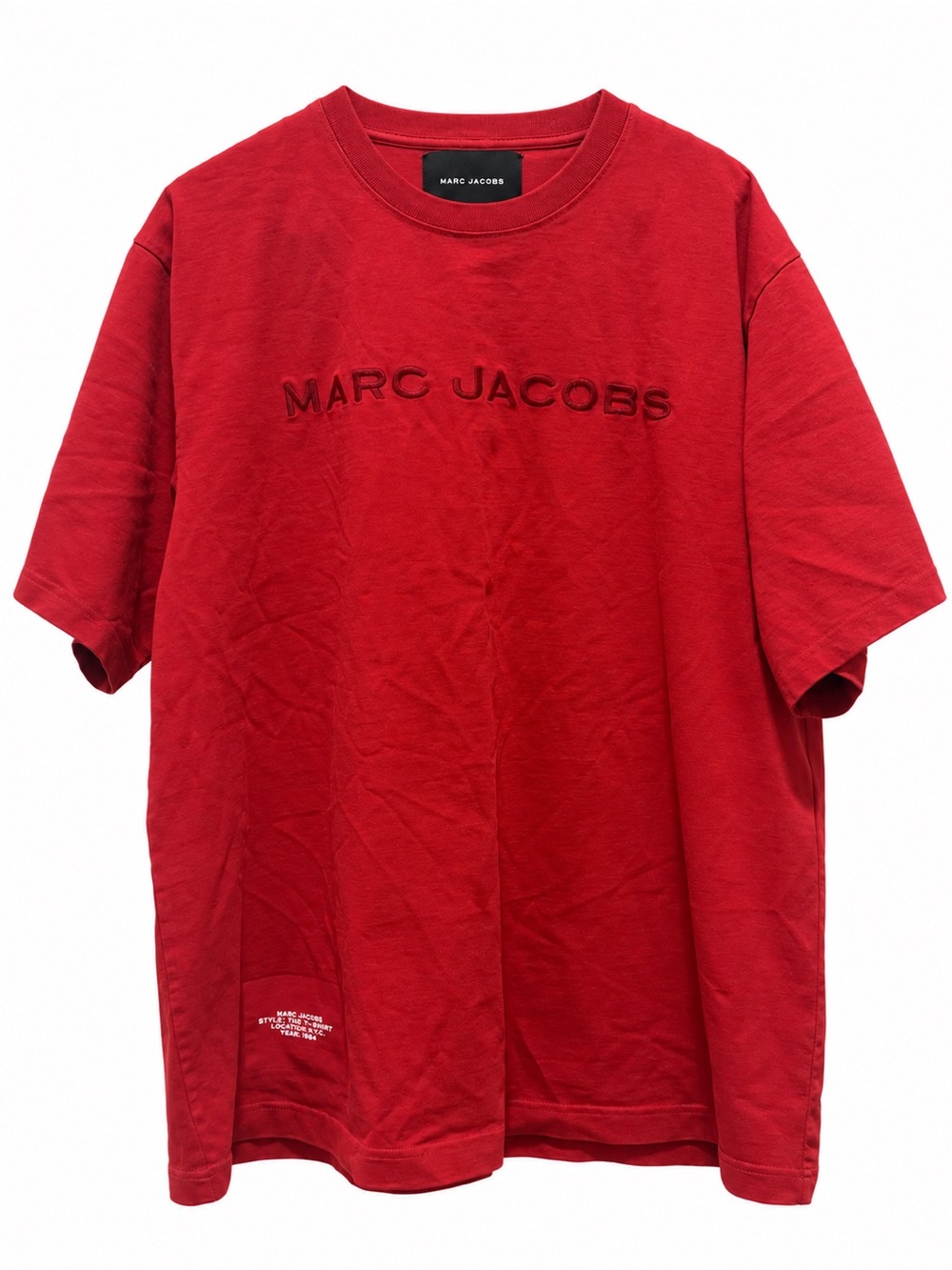 Marc Jacobs The Big T-Shirt Red Oversized Tee One Size